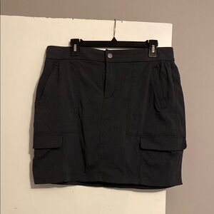 Athleta Black Cargo Mini Skort